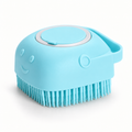 Brosse de bain pour chien avec réservoir à shampoing