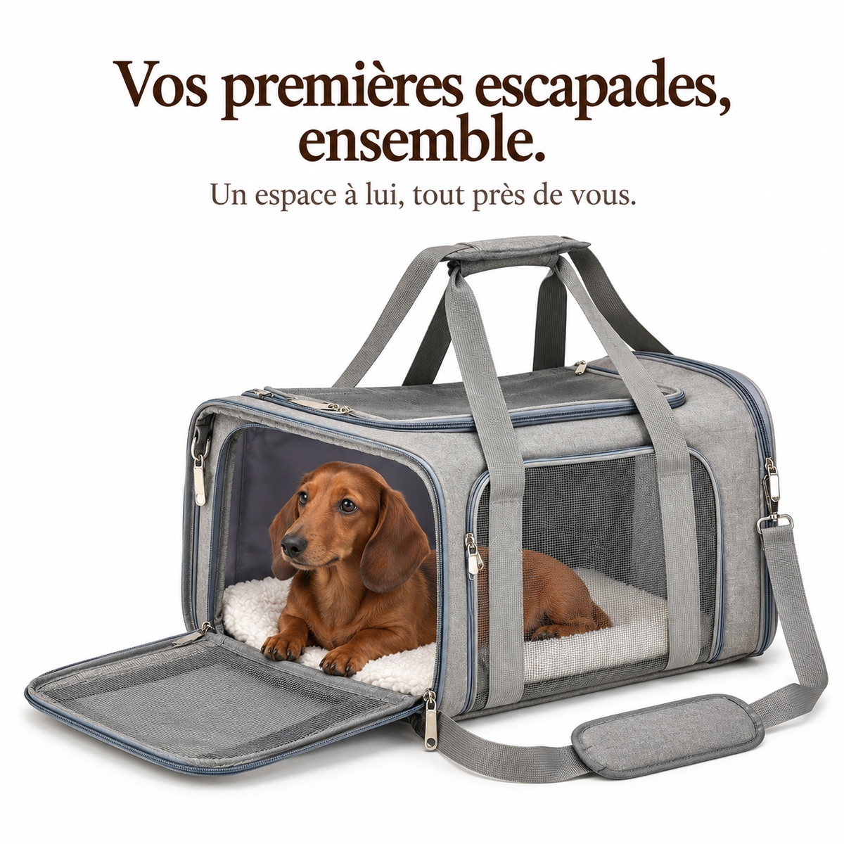 Sac de transport souple pour petit chien