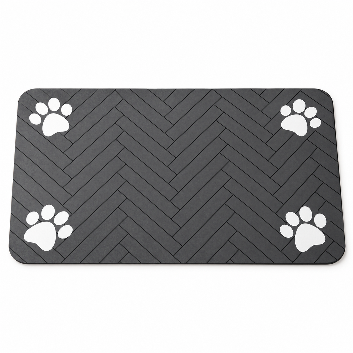Tapis de gamelle absorbant pour chien et chat