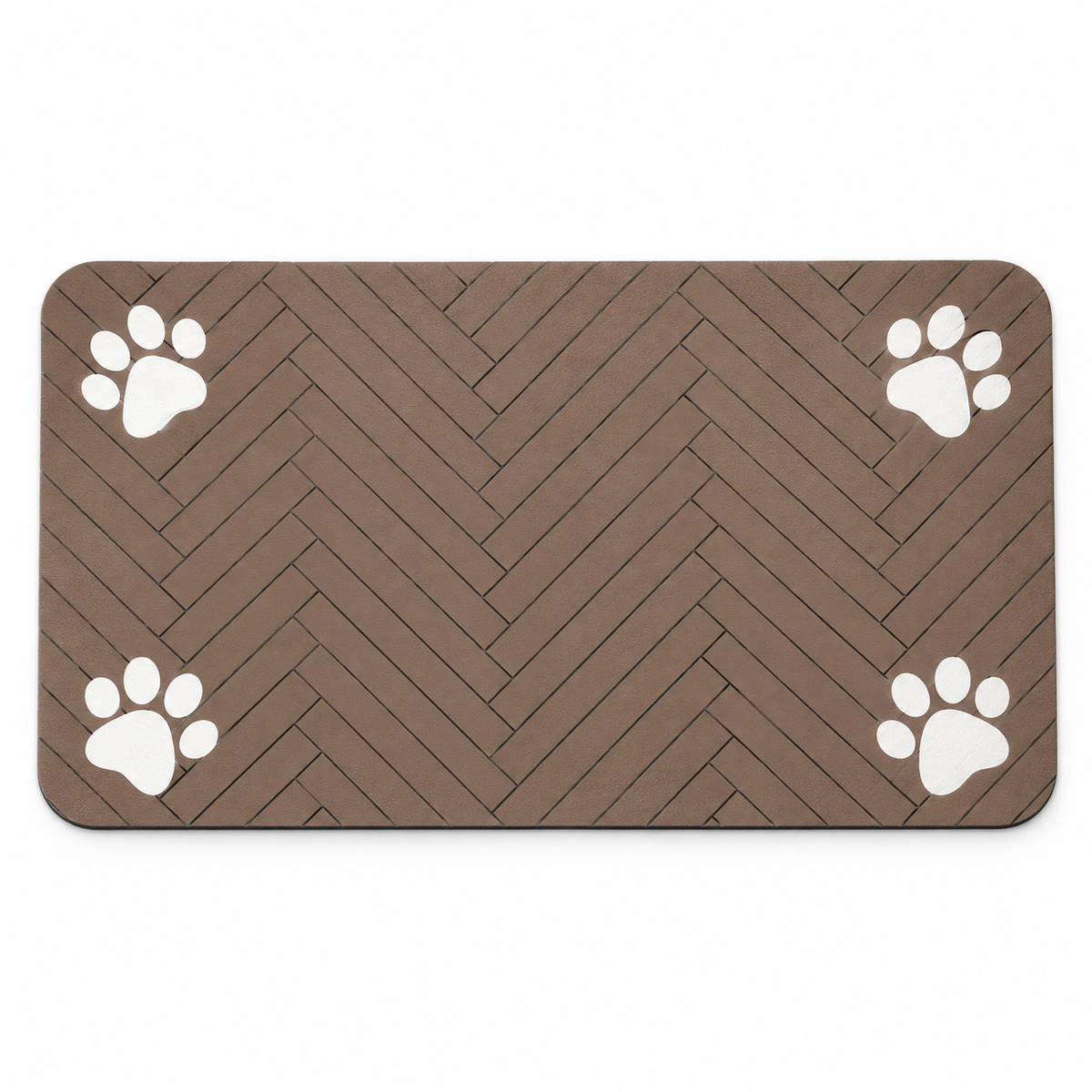 Tapis de gamelle absorbant pour chien et chat