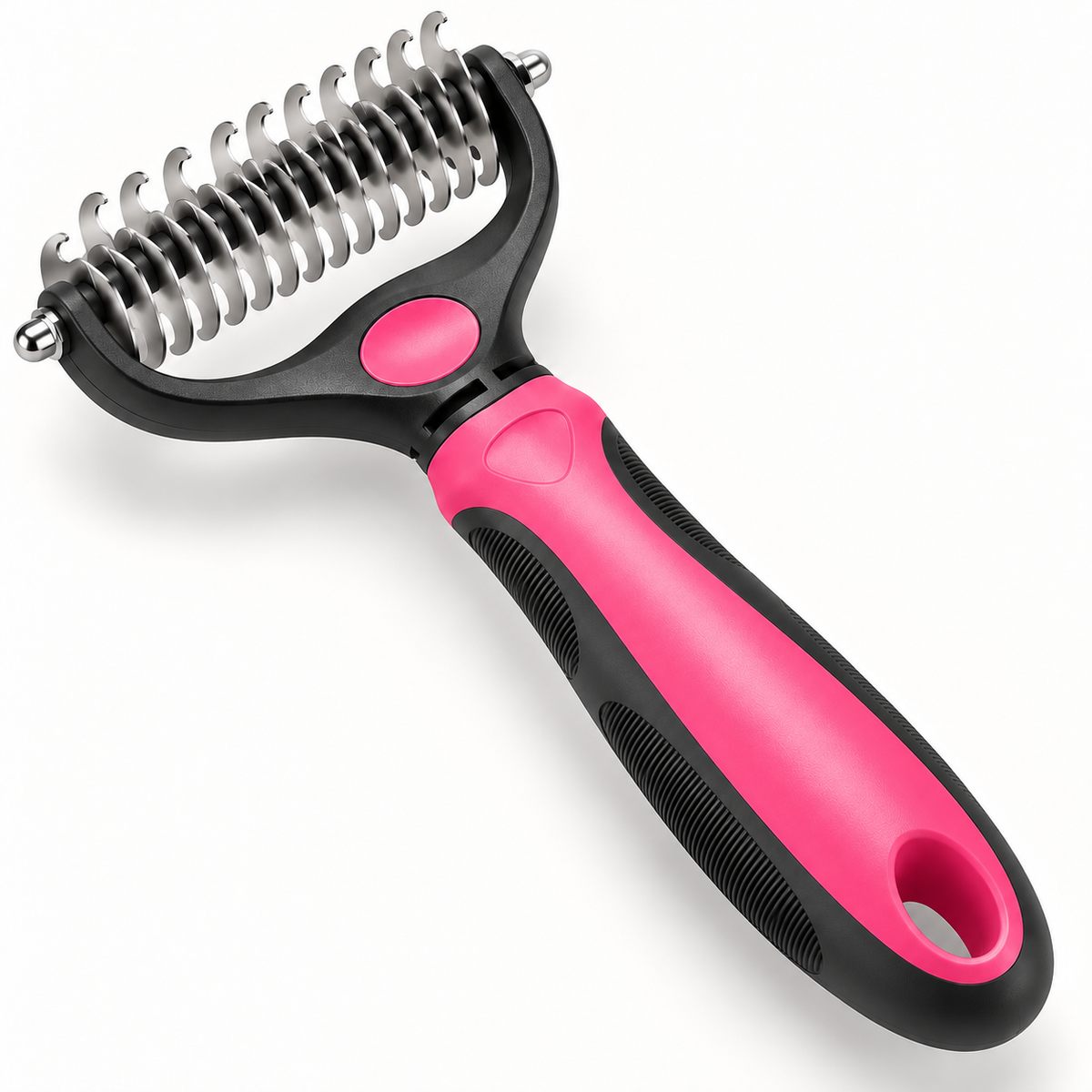Brosse démêlante double face pour chien